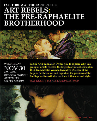 Pre Raphaelite Poster - PAF Event
